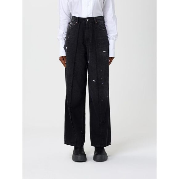 Mm6 Maison Margiela Pants Woman Black